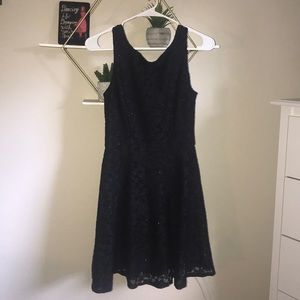 Lightly worn black lace dress